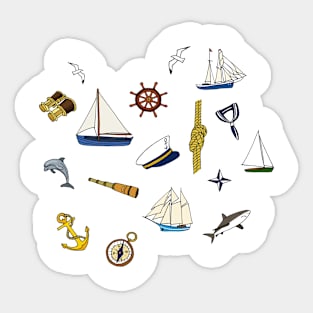 Sailing Sticker